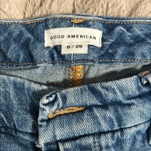 Good American Icon jeans size 8 indigo blue